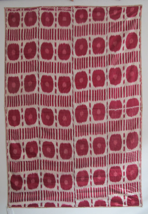 Large Silk Ikat Panel